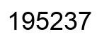 Número 195237 imagen negro