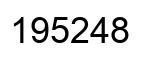 Número 195248 imagen negro