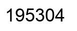 Número 195304 imagen negro