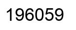 Número 196059 imagen negro