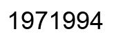Number 1971994 black image