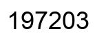 Número 197203 imagen negro