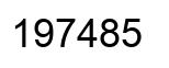 Número 197485 imagen negro