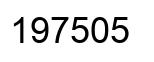 Número 197505 imagen negro
