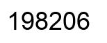 Number 198206 black image
