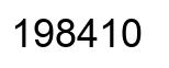 Número 198410 imagen negro