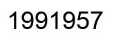 Número 1991957 imagen negro