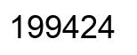 Número 199424 imagen negro