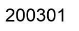 Número 200301 imagen negro
