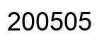 Número 200505 imagen negro
