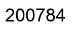 Número 200784 imagen negro