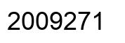 Número 2009271 imagen negro