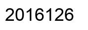 Number 2016126 black image