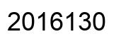 Number 2016130 black image