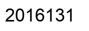 Number 2016131 black image