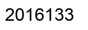 Number 2016133 black image