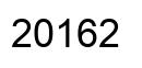 Número 20162 imagen negro