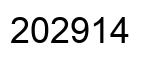 Número 202914 imagen negro