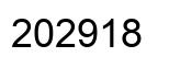 Number 202918 black image