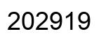 Number 202919 black image