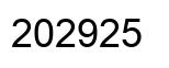 Número 202925 imagen negro