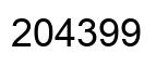 Número 204399 imagen negro