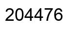 Número 204476 imagen negro