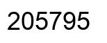 Número 205795 imagen negro