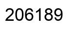 Número 206189 imagen negro