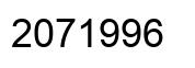Número 2071996 imagen negro