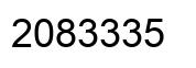 Número 2083335 imagen negro