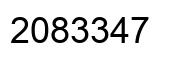 Número 2083347 imagen negro