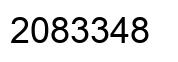 Número 2083348 imagen negro