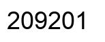 Número 209201 imagen negro