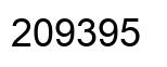 Número 209395 imagen negro