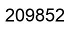Número 209852 imagen negro