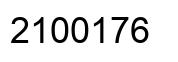 Number 2100176 black image