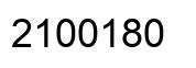 Number 2100180 black image