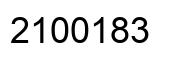 Number 2100183 black image