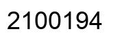 Número 2100194 imagen negro