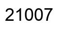 Número 21007 imagen negro