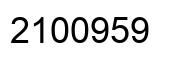 Number 2100959 black image