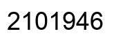 Number 2101946 black image