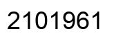 Number 2101961 black image