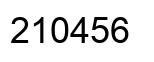 Número 210456 imagen negro