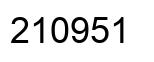 Número 210951 imagen negro