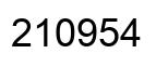 Número 210954 imagen negro
