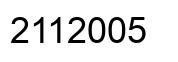Número 2112005 imagen negro