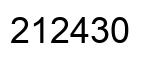 Número 212430 imagen negro