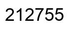 Número 212755 imagen negro